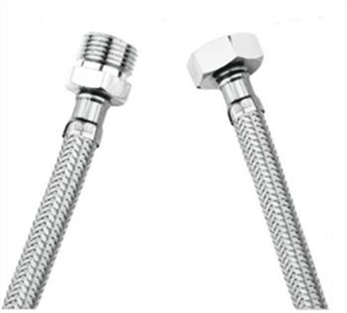 30 cm  1/2" 3/8"  NİPELLİ ÇELİK SU FLEXİ